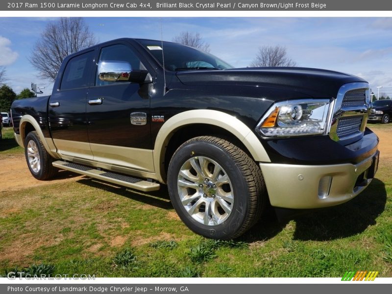 Front 3/4 View of 2017 1500 Laramie Longhorn Crew Cab 4x4