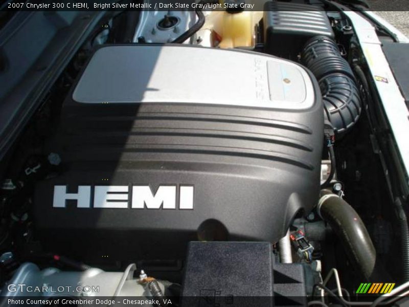 Bright Silver Metallic / Dark Slate Gray/Light Slate Gray 2007 Chrysler 300 C HEMI