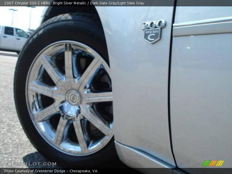 Bright Silver Metallic / Dark Slate Gray/Light Slate Gray 2007 Chrysler 300 C HEMI
