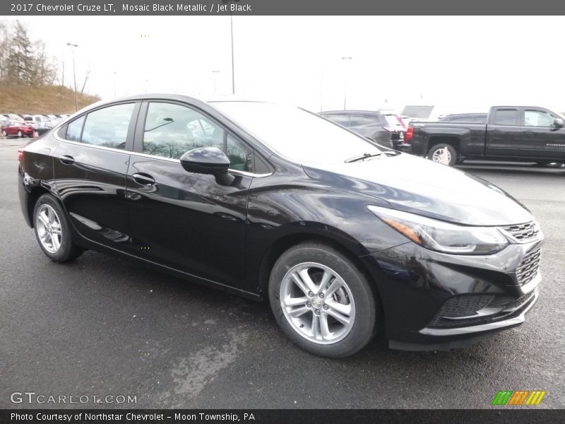 Mosaic Black Metallic / Jet Black 2017 Chevrolet Cruze LT