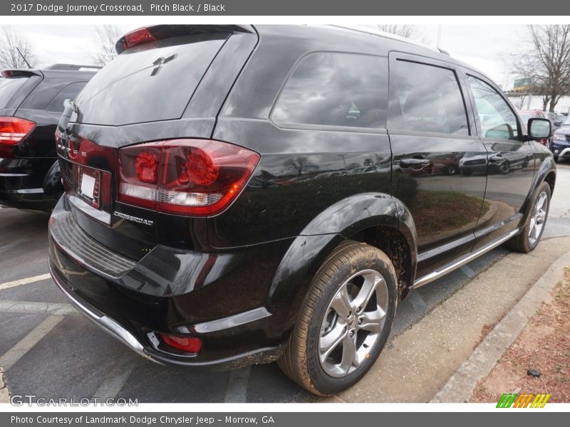 Pitch Black / Black 2017 Dodge Journey Crossroad