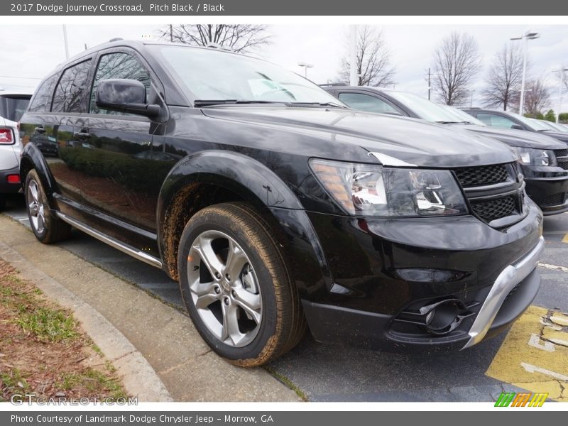 Pitch Black / Black 2017 Dodge Journey Crossroad
