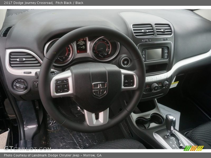 Pitch Black / Black 2017 Dodge Journey Crossroad