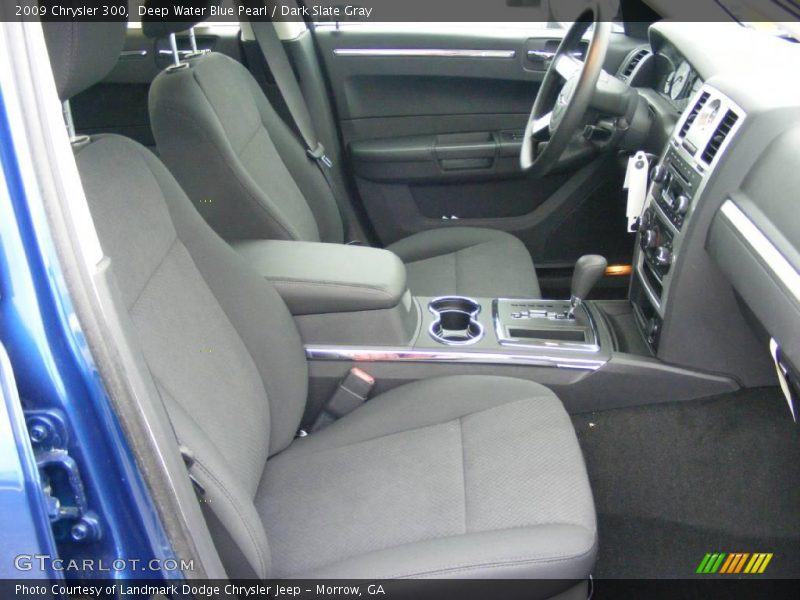 Deep Water Blue Pearl / Dark Slate Gray 2009 Chrysler 300