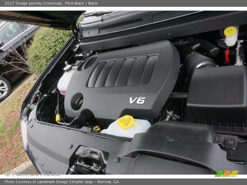 Pitch Black / Black 2017 Dodge Journey Crossroad