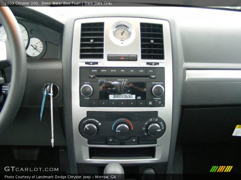 Deep Water Blue Pearl / Dark Slate Gray 2009 Chrysler 300