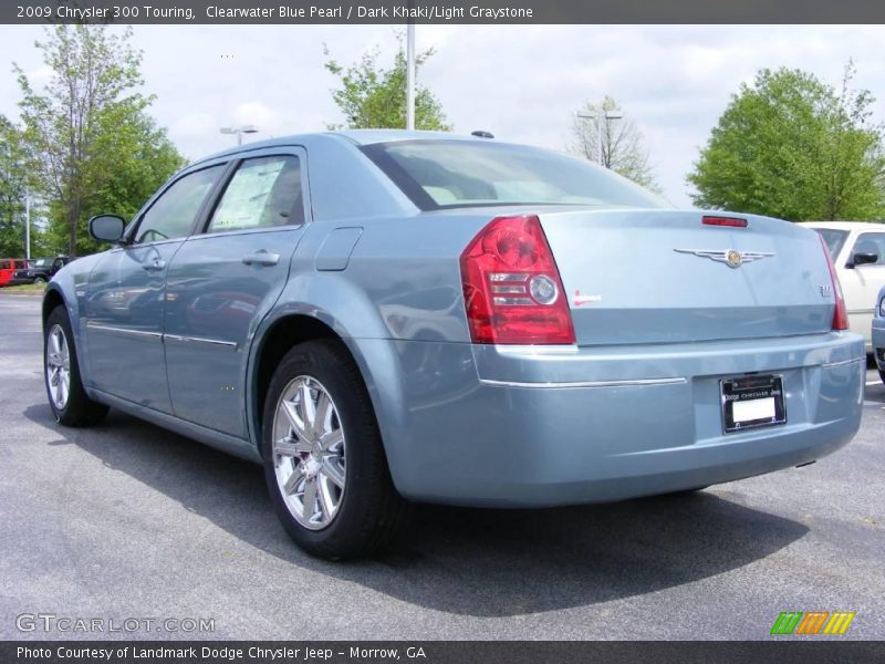 Clearwater Blue Pearl / Dark Khaki/Light Graystone 2009 Chrysler 300 Touring