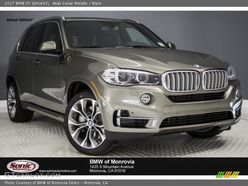 Atlas Cedar Metallic / Black 2017 BMW X5 sDrive35i