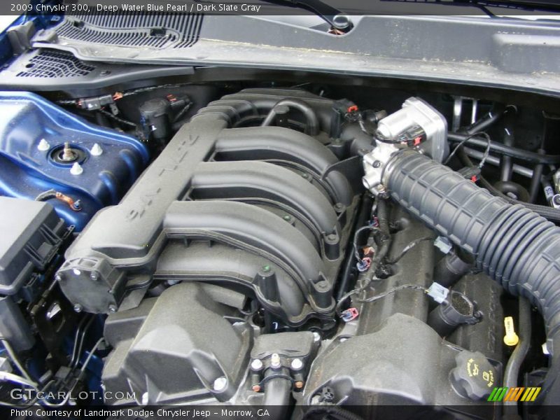 Deep Water Blue Pearl / Dark Slate Gray 2009 Chrysler 300