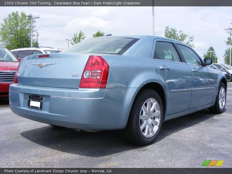 Clearwater Blue Pearl / Dark Khaki/Light Graystone 2009 Chrysler 300 Touring