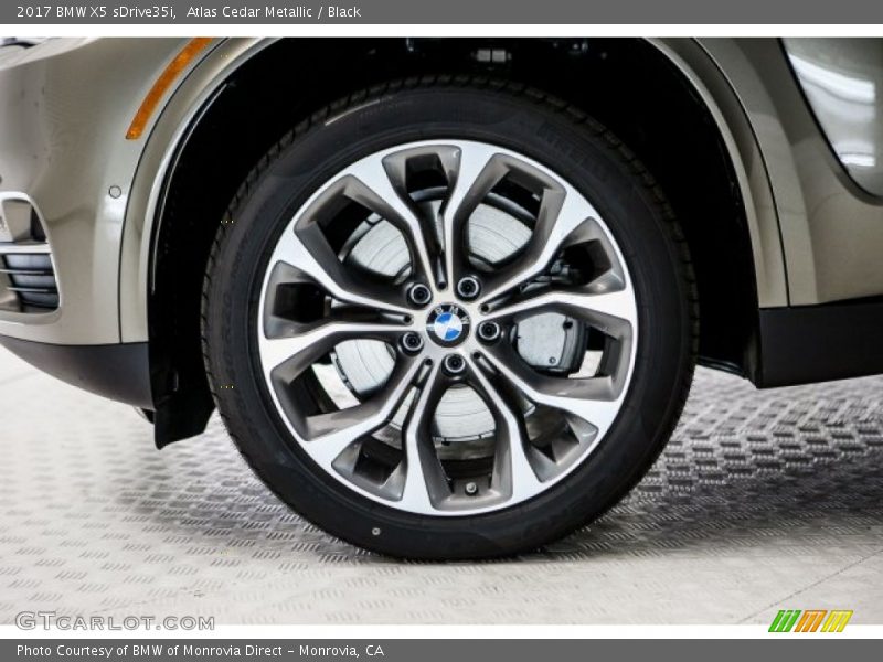 Atlas Cedar Metallic / Black 2017 BMW X5 sDrive35i