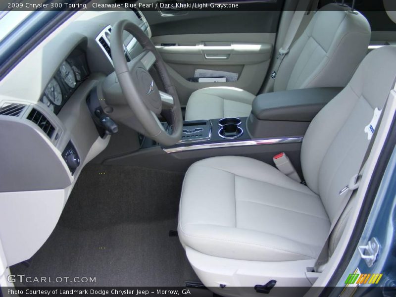 Clearwater Blue Pearl / Dark Khaki/Light Graystone 2009 Chrysler 300 Touring