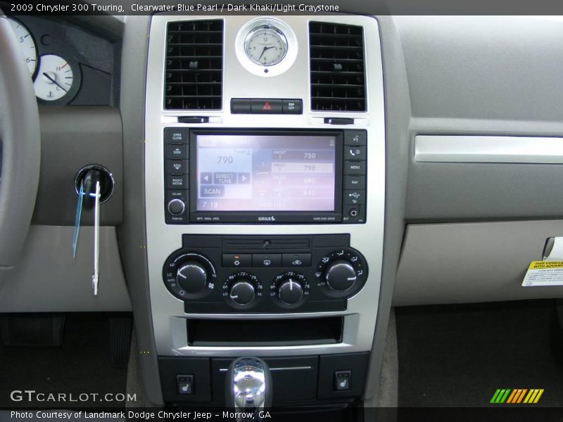 Clearwater Blue Pearl / Dark Khaki/Light Graystone 2009 Chrysler 300 Touring