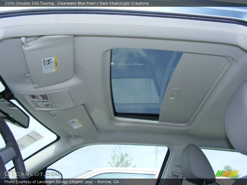 Clearwater Blue Pearl / Dark Khaki/Light Graystone 2009 Chrysler 300 Touring