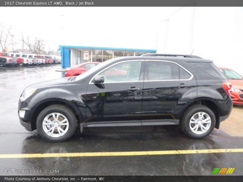 Black / Jet Black 2017 Chevrolet Equinox LT AWD