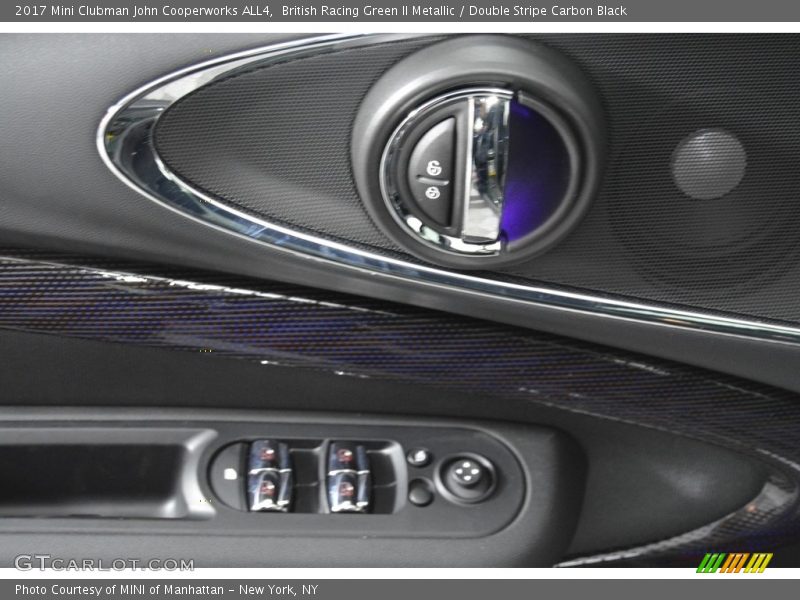 British Racing Green II Metallic / Double Stripe Carbon Black 2017 Mini Clubman John Cooperworks ALL4