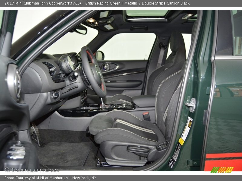 British Racing Green II Metallic / Double Stripe Carbon Black 2017 Mini Clubman John Cooperworks ALL4