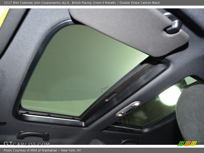 British Racing Green II Metallic / Double Stripe Carbon Black 2017 Mini Clubman John Cooperworks ALL4