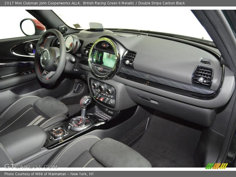 British Racing Green II Metallic / Double Stripe Carbon Black 2017 Mini Clubman John Cooperworks ALL4