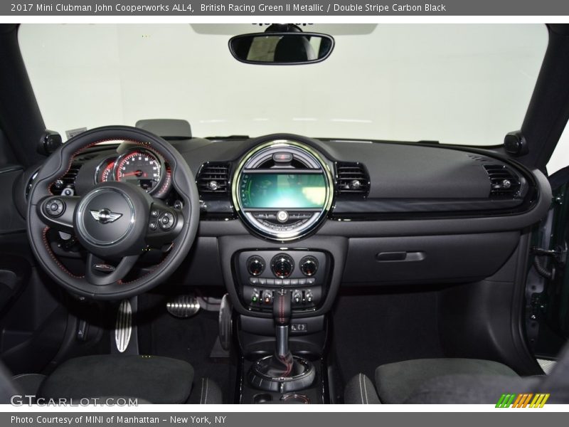 British Racing Green II Metallic / Double Stripe Carbon Black 2017 Mini Clubman John Cooperworks ALL4