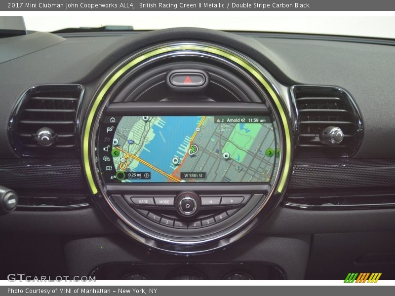 British Racing Green II Metallic / Double Stripe Carbon Black 2017 Mini Clubman John Cooperworks ALL4