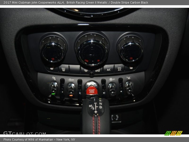 British Racing Green II Metallic / Double Stripe Carbon Black 2017 Mini Clubman John Cooperworks ALL4