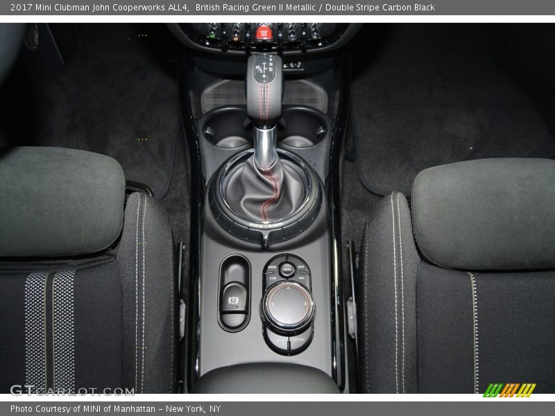 British Racing Green II Metallic / Double Stripe Carbon Black 2017 Mini Clubman John Cooperworks ALL4