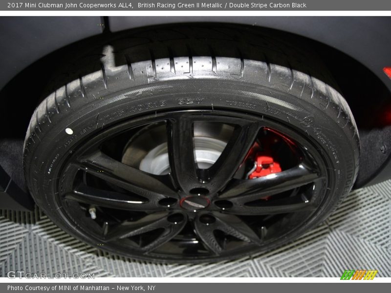 British Racing Green II Metallic / Double Stripe Carbon Black 2017 Mini Clubman John Cooperworks ALL4