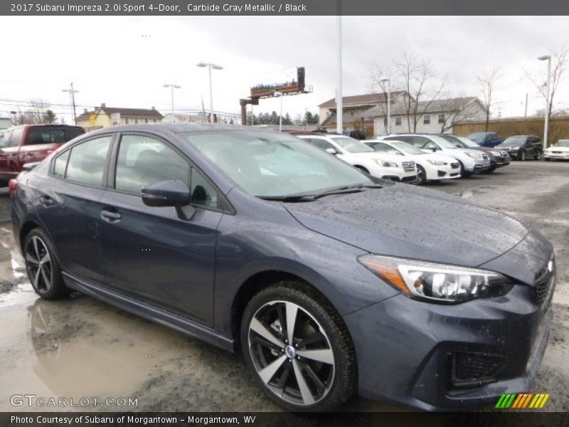 Carbide Gray Metallic / Black 2017 Subaru Impreza 2.0i Sport 4-Door