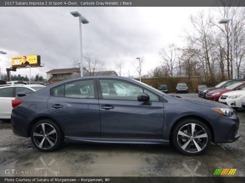 Carbide Gray Metallic / Black 2017 Subaru Impreza 2.0i Sport 4-Door