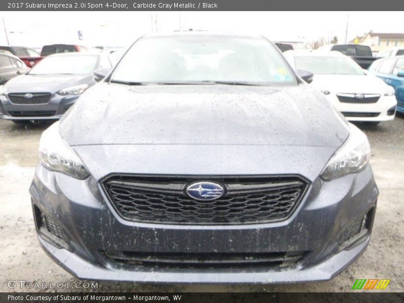 Carbide Gray Metallic / Black 2017 Subaru Impreza 2.0i Sport 4-Door