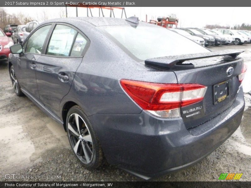 Carbide Gray Metallic / Black 2017 Subaru Impreza 2.0i Sport 4-Door