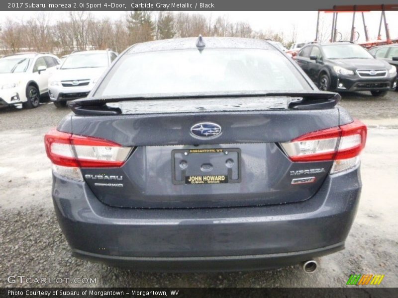 Carbide Gray Metallic / Black 2017 Subaru Impreza 2.0i Sport 4-Door