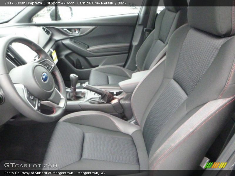 Carbide Gray Metallic / Black 2017 Subaru Impreza 2.0i Sport 4-Door
