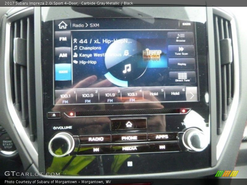 Carbide Gray Metallic / Black 2017 Subaru Impreza 2.0i Sport 4-Door