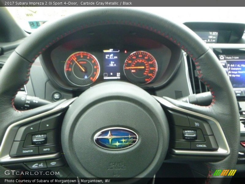 Carbide Gray Metallic / Black 2017 Subaru Impreza 2.0i Sport 4-Door