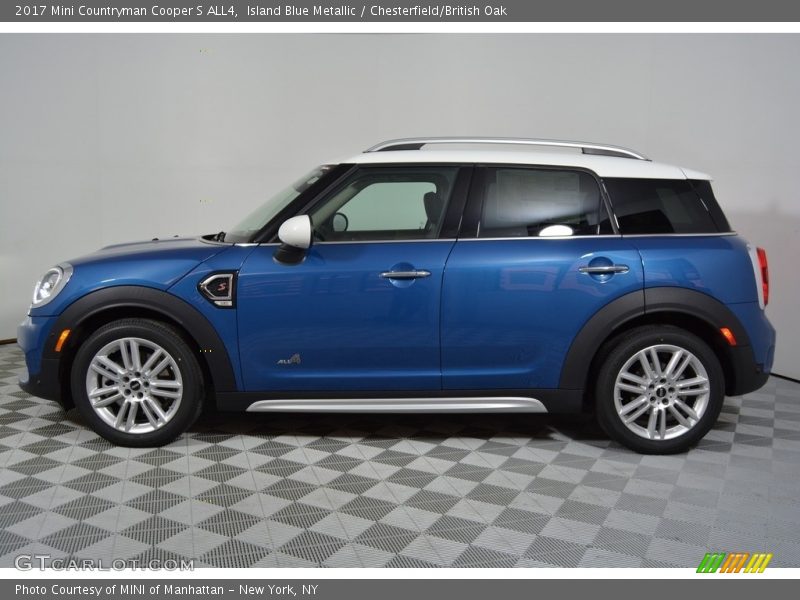  2017 Countryman Cooper S ALL4 Island Blue Metallic