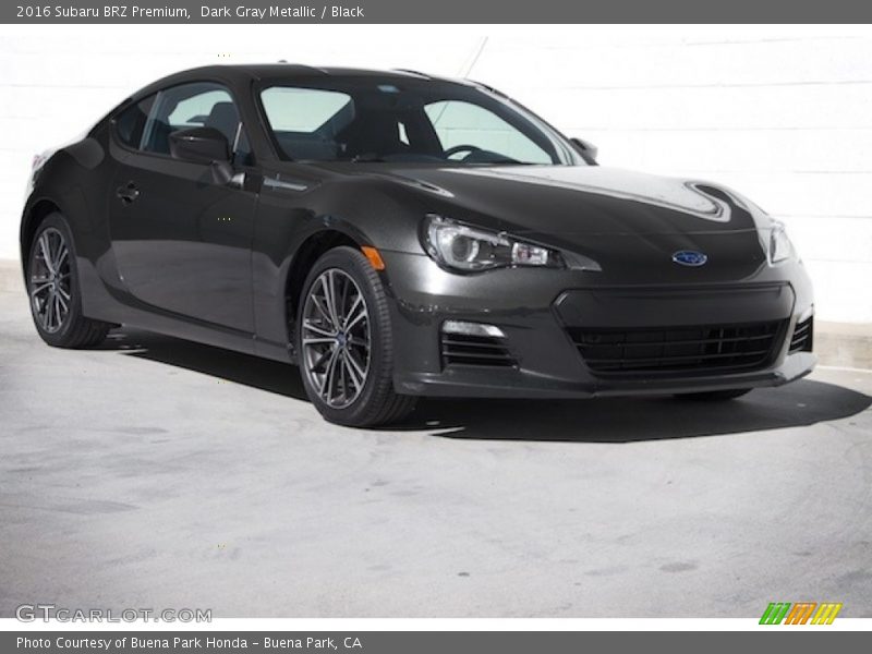 Dark Gray Metallic / Black 2016 Subaru BRZ Premium