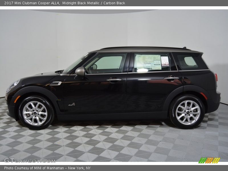 Midnight Black Metallic / Carbon Black 2017 Mini Clubman Cooper ALL4
