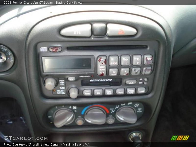 Black / Dark Pewter 2003 Pontiac Grand Am GT Sedan