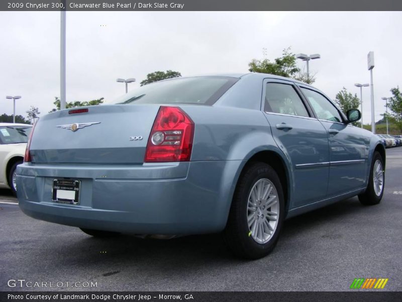 Clearwater Blue Pearl / Dark Slate Gray 2009 Chrysler 300