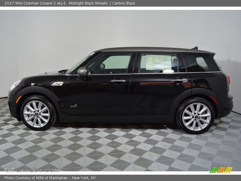 Midnight Black Metallic / Carbon Black 2017 Mini Clubman Cooper S ALL4