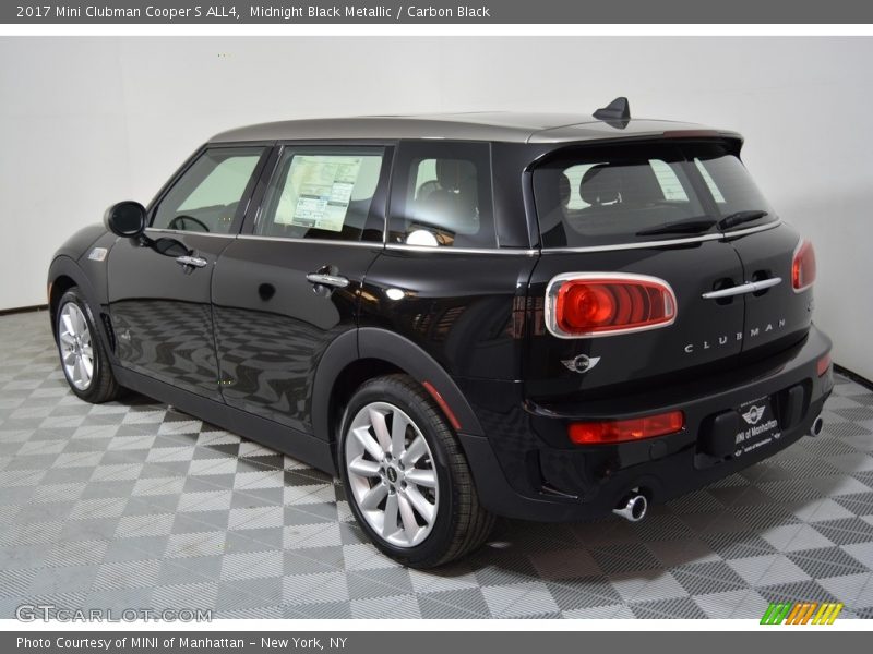 Midnight Black Metallic / Carbon Black 2017 Mini Clubman Cooper S ALL4