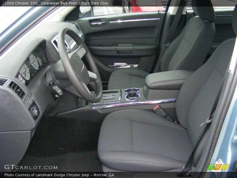 Clearwater Blue Pearl / Dark Slate Gray 2009 Chrysler 300