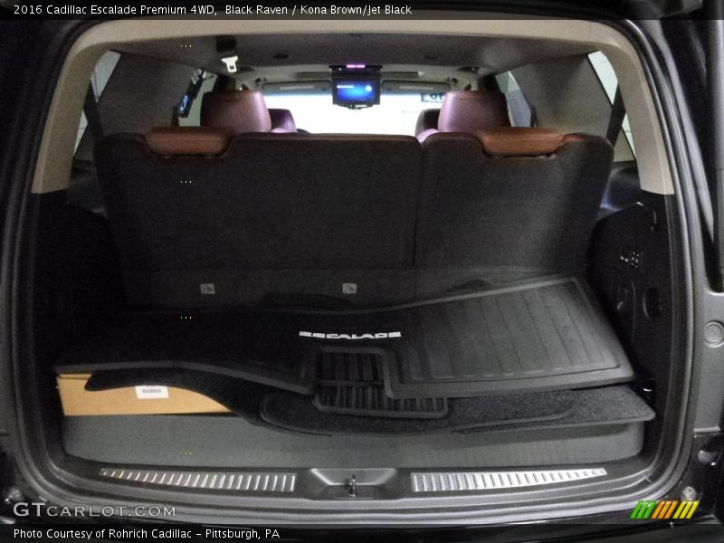 Black Raven / Kona Brown/Jet Black 2016 Cadillac Escalade Premium 4WD