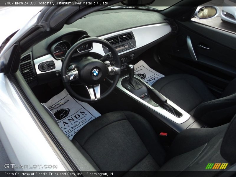 Titanium Silver Metallic / Black 2007 BMW Z4 3.0i Roadster