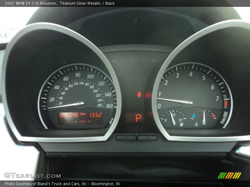 Titanium Silver Metallic / Black 2007 BMW Z4 3.0i Roadster