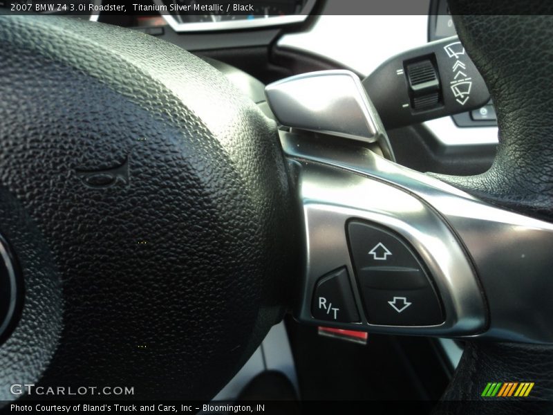 Titanium Silver Metallic / Black 2007 BMW Z4 3.0i Roadster