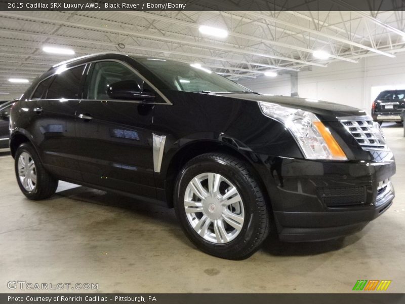 Black Raven / Ebony/Ebony 2015 Cadillac SRX Luxury AWD