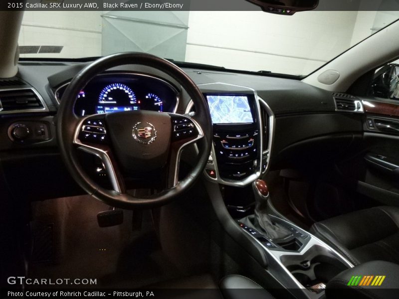 Black Raven / Ebony/Ebony 2015 Cadillac SRX Luxury AWD